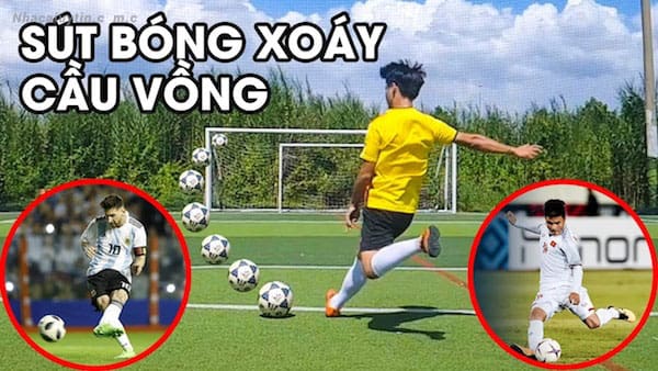 Sút bóng xoáy được nhiều cầu thủ áp dụng và ghi bàn thành công