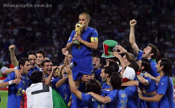 Đội tuyển Ý đã vô địch thế giới 4 lần
