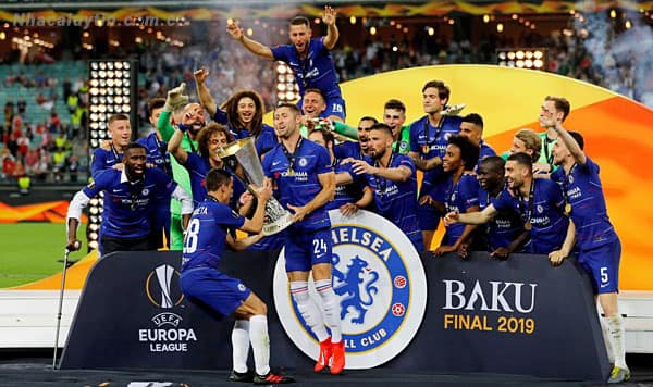 Đội bóng Chelsea đã đăng quang 2 lần tại Europa League