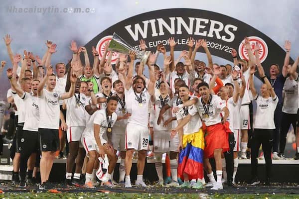 Đội bóng Frankfurt đã 2 lần vô địch tại sân chơi Europa League