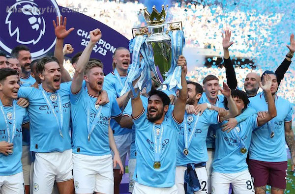 Đội bóng Manchester City đã vô địch Ngoại hạng Anh vô địch 8 lần
