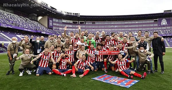 Atletico Madrid là đội bóng đứng thứ 3 với 11 lần vô địch